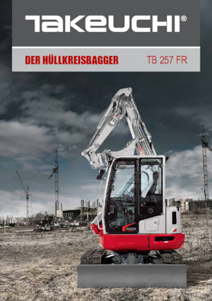 Minikoparki Takeuchi TB 257 FR