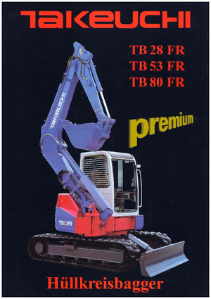 Minikoparki Takeuchi TB 53 FR