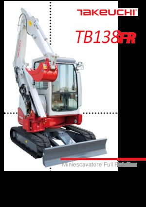 Minikoparki Takeuchi TB 138 FR