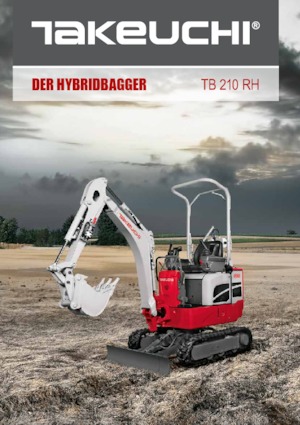 Minikoparki Takeuchi TB 210 Hybrid