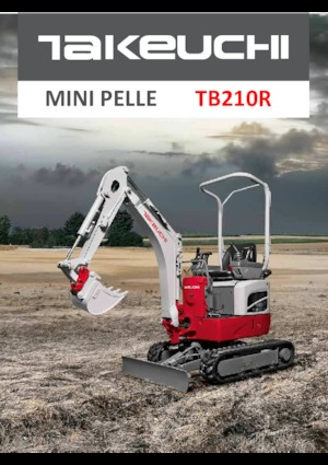 Minikoparki Takeuchi TB 210 R