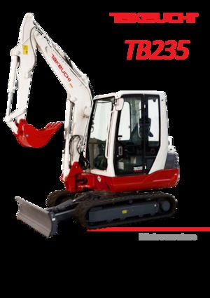 Minikoparki Takeuchi TB 235