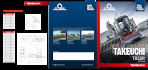 Minikoparki Takeuchi TB 23 R