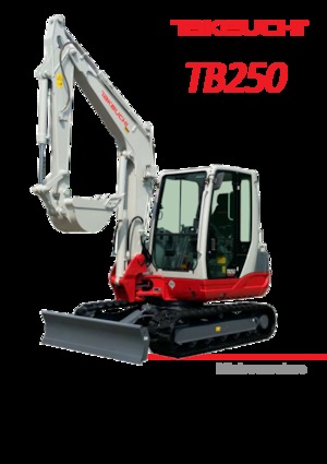 Minikoparki Takeuchi TB 250
