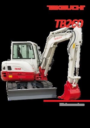Minikoparki Takeuchi TB 260