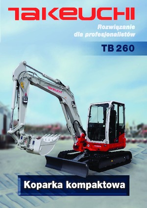 Minikoparki Takeuchi TB 260