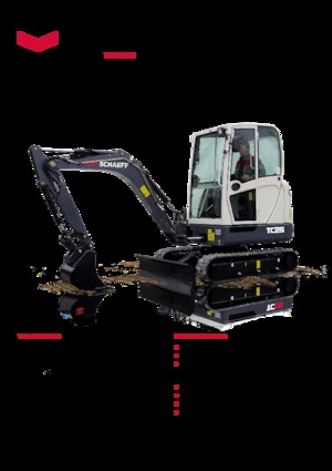 Minikoparki Schaeff TC 25