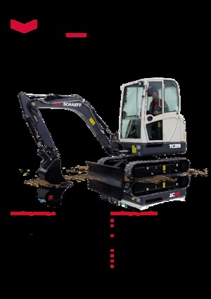 Minikoparki Schaeff TC 25