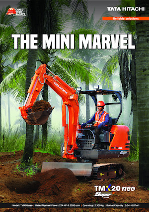 Minikoparki Hitachi TMX 20 neo