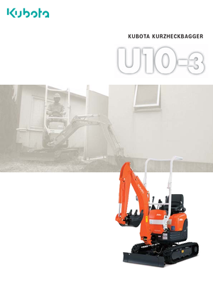 Minikoparki Kubota U10-3 G