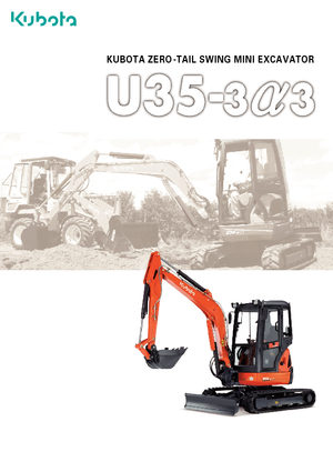 Minikoparki Kubota U35-3α3