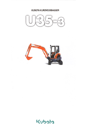 Minikoparki Kubota U35-3 G