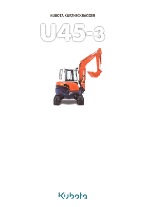 Minikoparki Kubota U45-3 G