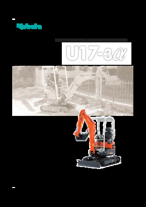 Minikoparki Kubota U17-3A
