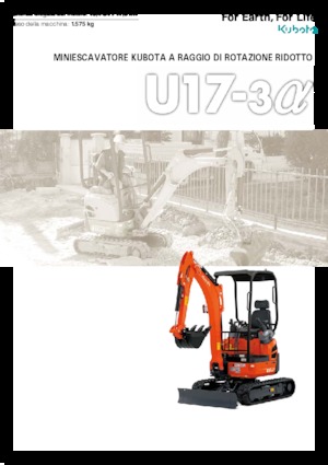 Minikoparki Kubota U17-3a
