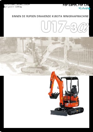 Minikoparki Kubota U17-3a