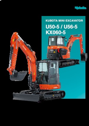 Minikoparki Kubota U50-5