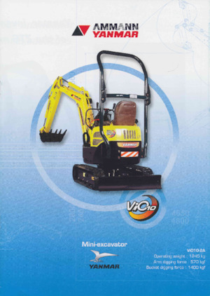 Minikoparki Yanmar VIO 10-2 A