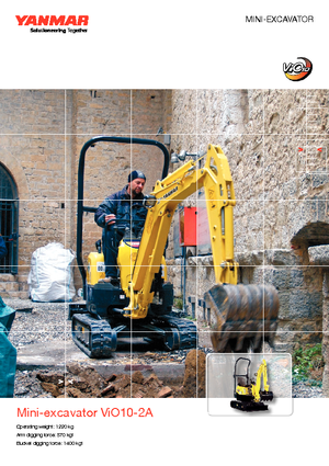 Minikoparki Yanmar VIO 10-2 A