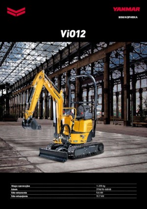 Minikoparki Yanmar VIO 12-2 A