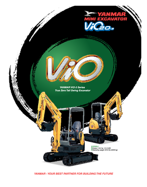 Minikoparki Yanmar VIO 20