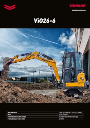 Minikoparki Yanmar VIO 26-6 PR