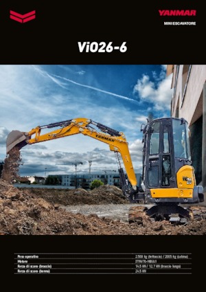 Minikoparki Yanmar VIO 26-6 PR