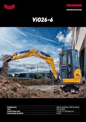 Minikoparki Yanmar VIO 26-6 PR