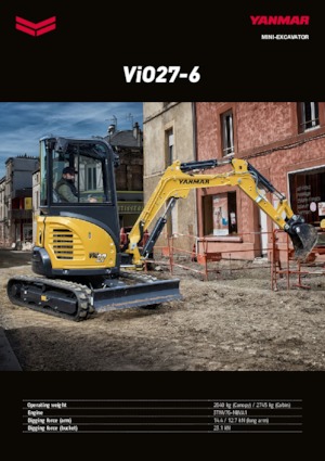 Minikoparki Yanmar VIO 27-6 PR