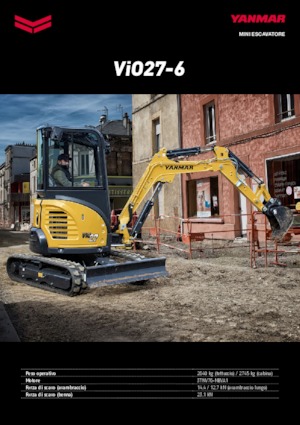 Minikoparki Yanmar VIO 27-6 CR