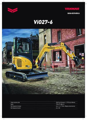 Minikoparki Yanmar VIO 27-6 CR
