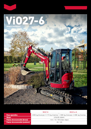Minikoparki Yanmar ViO27LW-6 