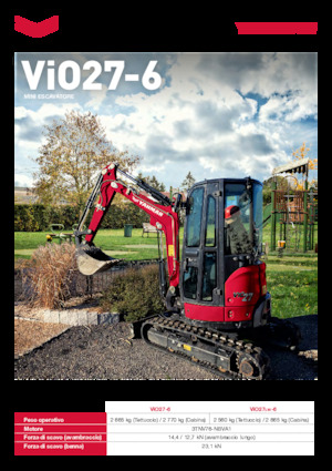 Minikoparki Yanmar ViO27LW-6 