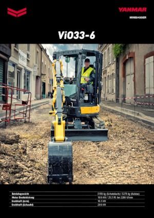 Minikoparki Yanmar VIO 33-6 CR