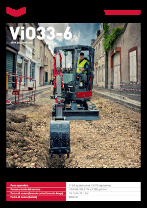 Minikoparki Yanmar ViO33-6 