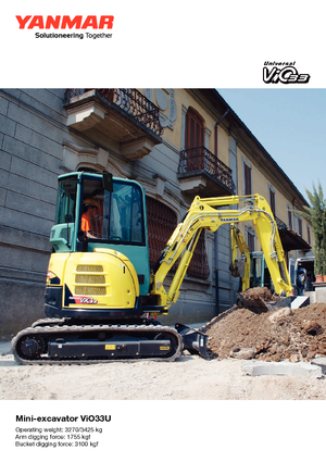 Minikoparki Yanmar VIO 33 U