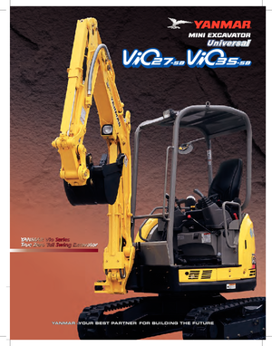 Minikoparki Yanmar VIO 35