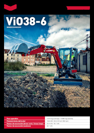 Minikoparki Yanmar ViO38-6 