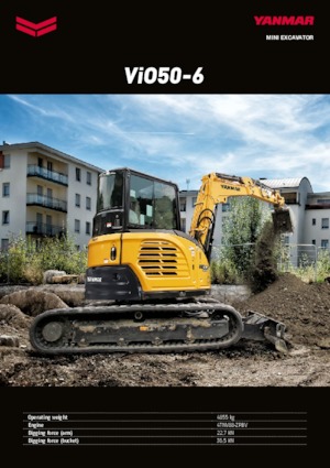 Minikoparki Yanmar VIO50-6 ACR 