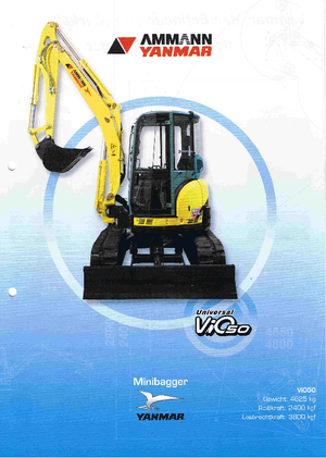 Minikoparki Yanmar VIO 50 Univ