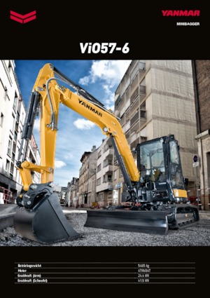 Minikoparki Yanmar VIO 57-6 BCR