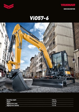 Minikoparki Yanmar VIO 57-6 BCR