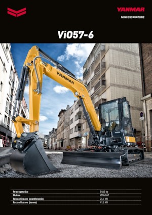 Minikoparki Yanmar VIO 57-6 BCR