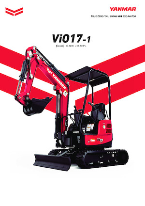 Minikoparki Yanmar ViO17-1