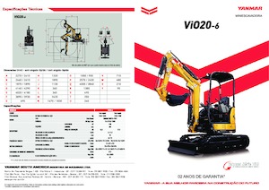 Minikoparki Yanmar ViO20-6