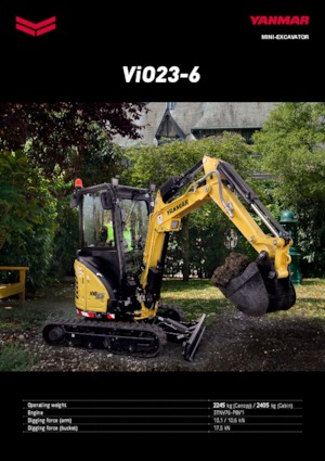 Minikoparki Yanmar ViO23-6