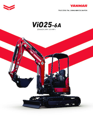 Minikoparki Yanmar ViO25-6A
