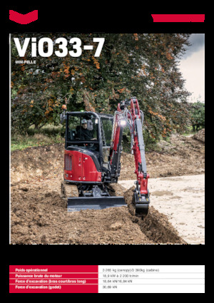 Minikoparki Yanmar ViO33-7