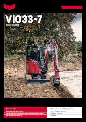 Minikoparki Yanmar ViO33-7