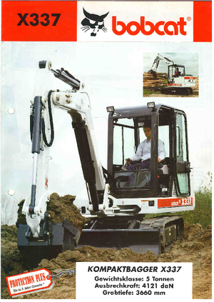 Minikoparki Bobcat X 337